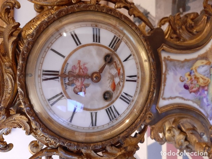 Relojes de carga manual: GUARNICI&Oacute;N DE SEVRES Y BRONCE - Foto 11