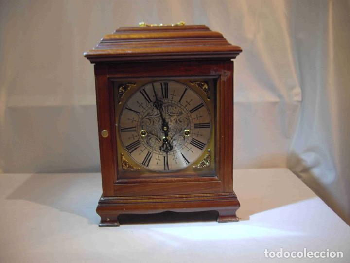 reloj mesa urna madera - Compra venta en todocoleccion