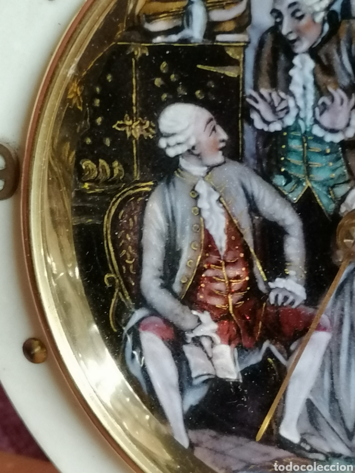 Relojes de carga manual: RELOJ DE MESA, SWISS TABLE CLOCK, TERFEN, SIGNED ENAMEL DIAL - Foto 4