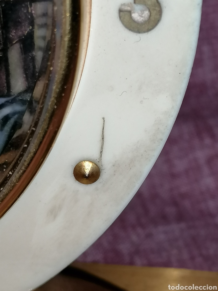 Relojes de carga manual: RELOJ DE MESA, SWISS TABLE CLOCK, TERFEN, SIGNED ENAMEL DIAL - Foto 9