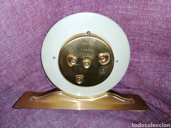 Relojes de carga manual: RELOJ DE MESA, SWISS TABLE CLOCK, TERFEN, SIGNED ENAMEL DIAL - Foto 12