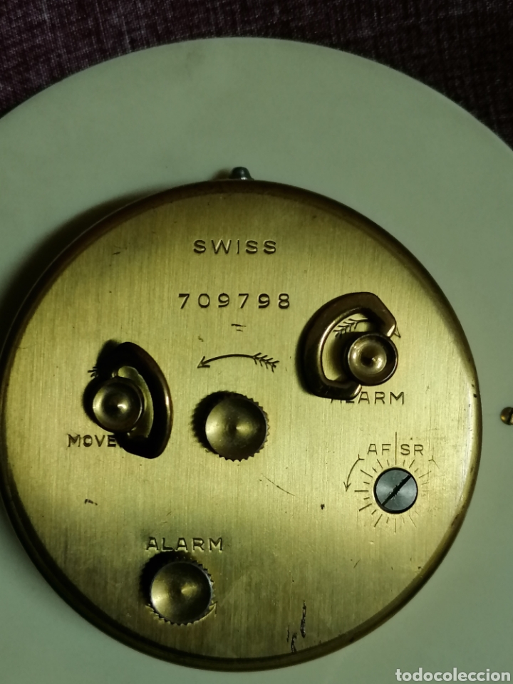 Relojes de carga manual: RELOJ DE MESA, SWISS TABLE CLOCK, TERFEN, SIGNED ENAMEL DIAL - Foto 13