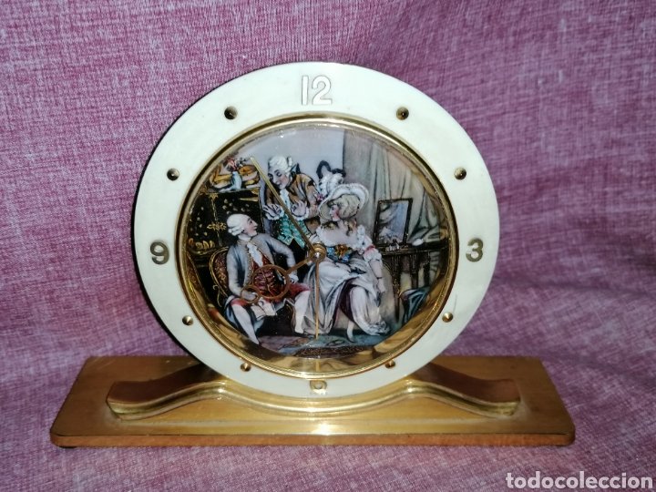 Relojes de carga manual: RELOJ DE MESA, SWISS TABLE CLOCK, TERFEN, SIGNED ENAMEL DIAL - Foto 17