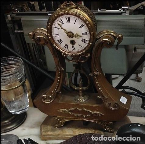 Relojes de carga manual: RELOJ ANTIGUO DE CUERDA..Base de marmol - Foto 1