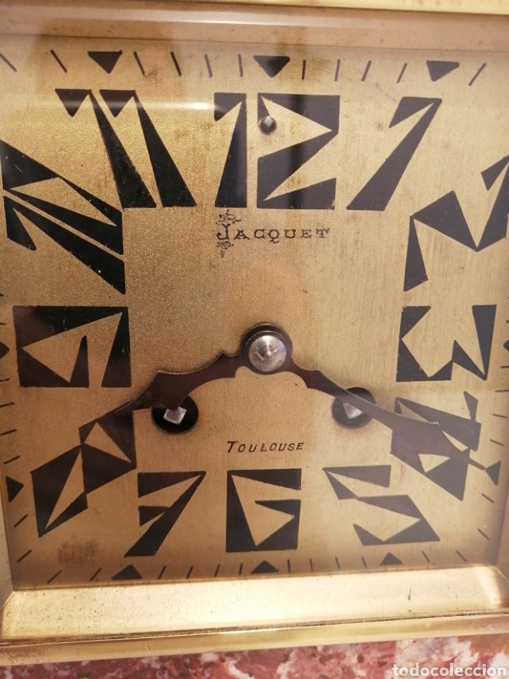 Relojes de carga manual: Gran reloj art deco - Foto 3