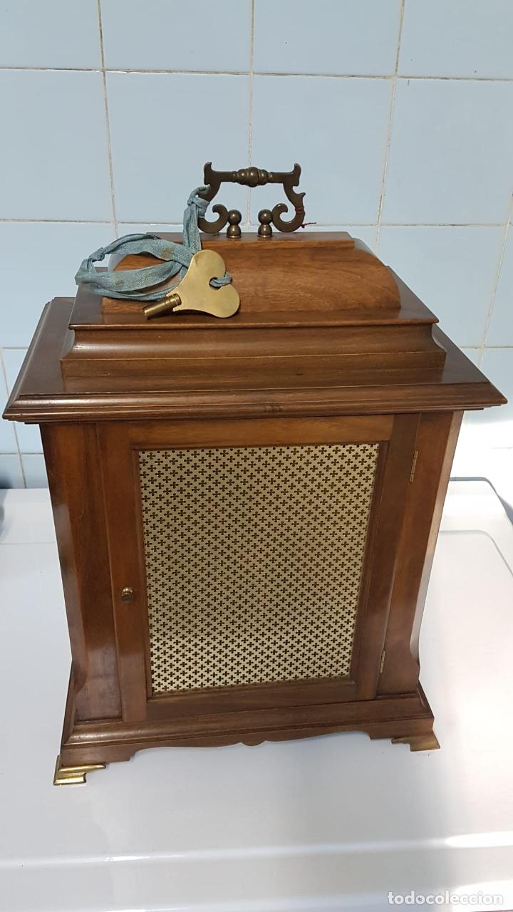 Relojes de carga manual: Reloj carrillon de sobremesa estilo tompion - Foto 6