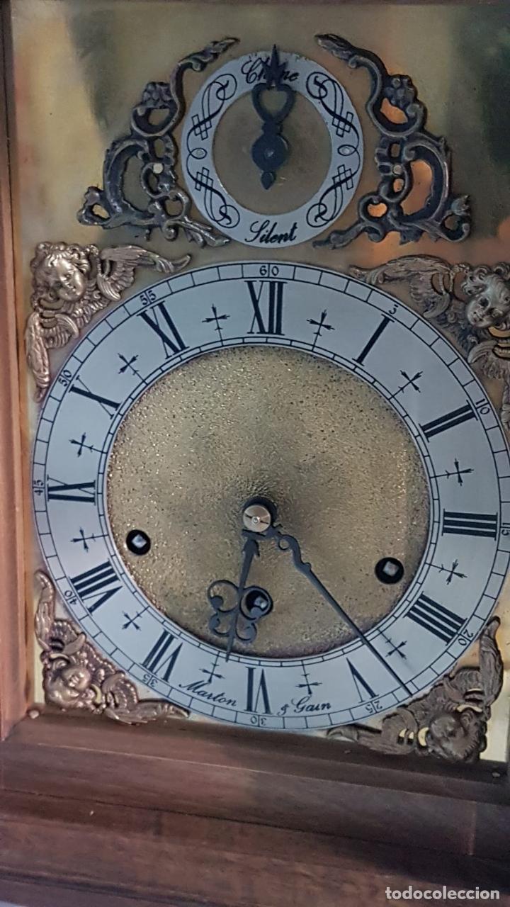 Relojes de carga manual: Reloj carrillon de sobremesa estilo tompion - Foto 8
