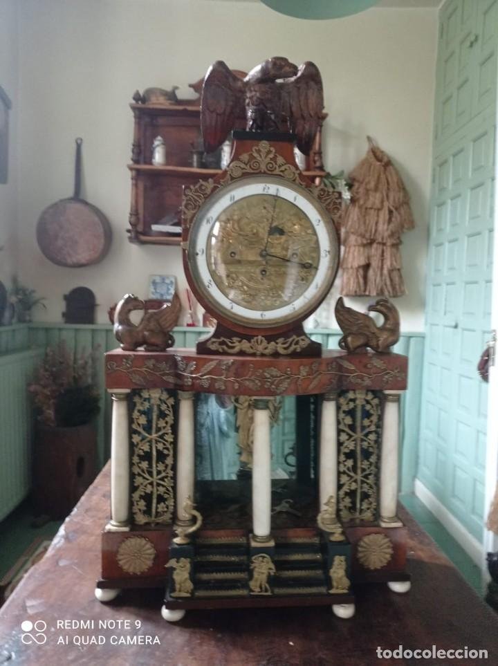 antiguo reloj de cuco . automata con noria y ca - Compra venta en  todocoleccion