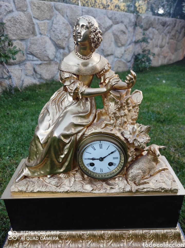 Relojes de carga manual: Reloj franc&eacute;s siglo XIX - Foto 2