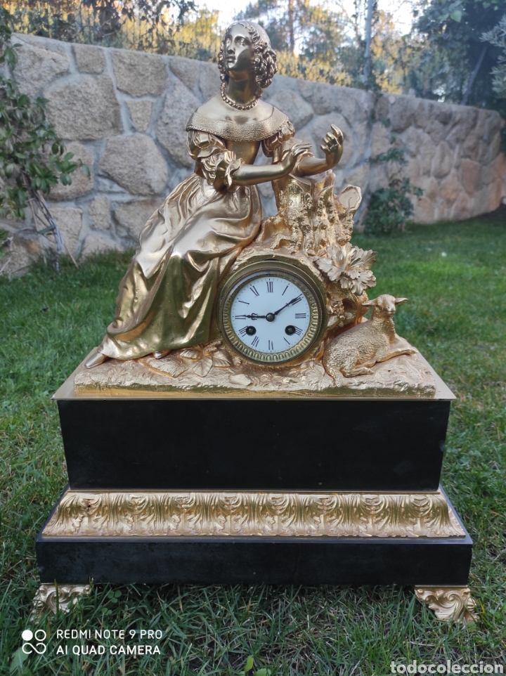 Relojes de carga manual: Reloj franc&eacute;s siglo XIX - Foto 1