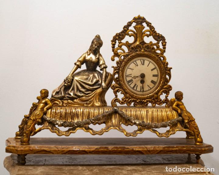 Relojes de carga manual: Reloj de bronce con cuerda - Foto 1