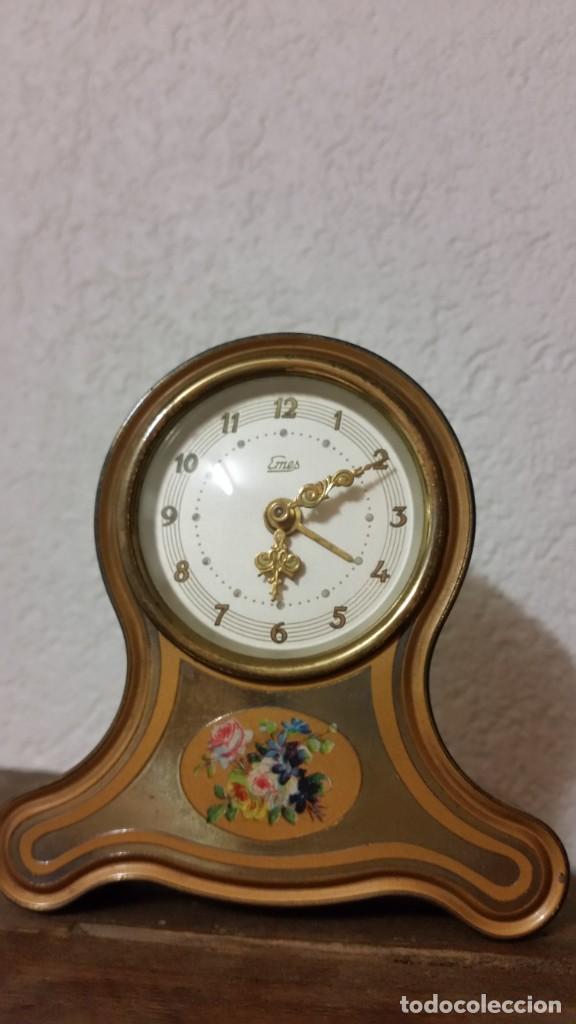 Relojes de carga manual: ANTIGUIO RELOJ DE COLECCION DESPERTADOR y CUERDA MUSICAL ANOS 20/30 HECHO EM METAL, EMES DE SUNNE