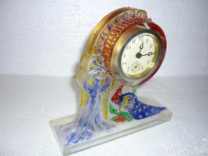 Relojes de carga manual: RELOJ DE CRISTAL antiguo - Foto 5