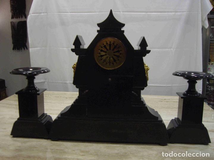 Relojes de carga manual: RELOJ TEMPLO MARMOL NEGRO - Foto 8