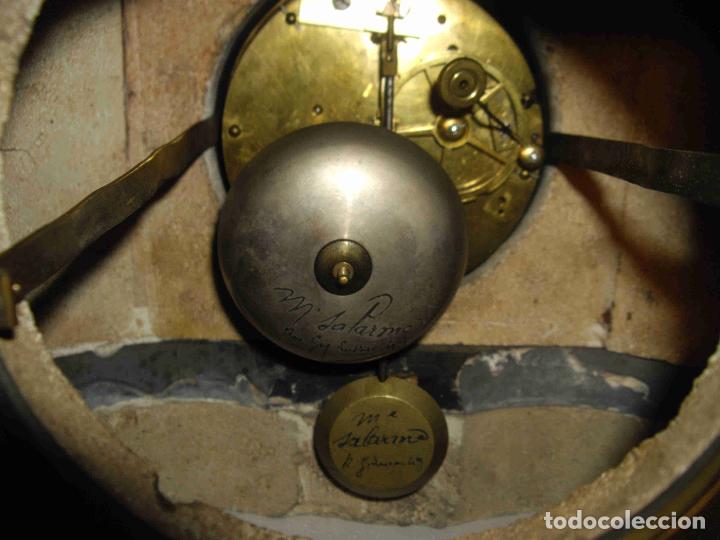 Relojes de carga manual: RELOJ MESA MARMOL BOURSIER JNE. - Foto 8