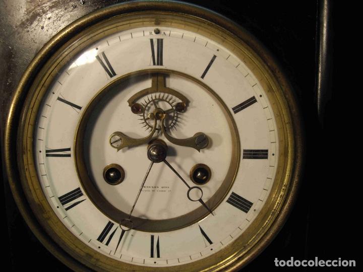 Relojes de carga manual: RELOJ MARMOL NEGRO ANCORA - Foto 3