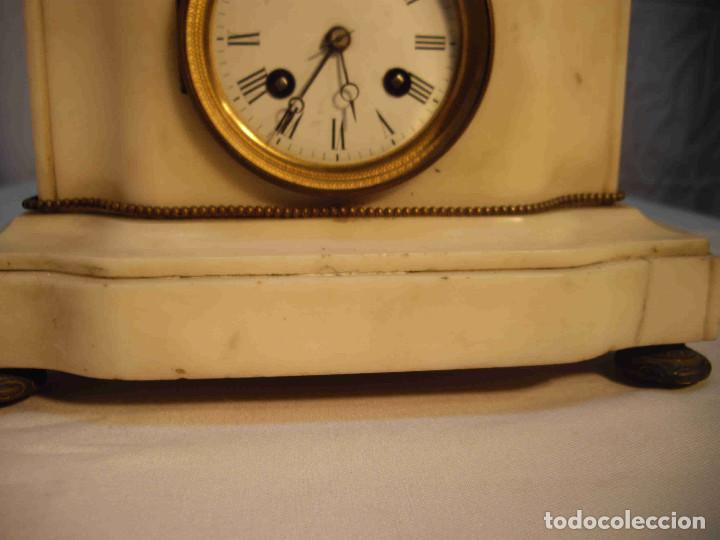 Relojes de carga manual: RELOJ MARMOL BLANCO MUJER BRONCE - Foto 3