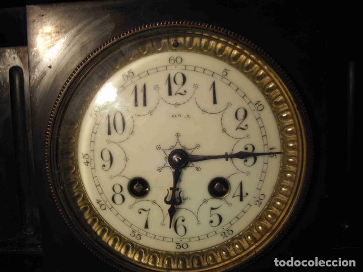Relojes de carga manual: RELOJ MESA MARMOL NEGRO LYON - Foto 2