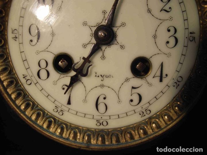 Relojes de carga manual: RELOJ MESA MARMOL NEGRO LYON - Foto 3