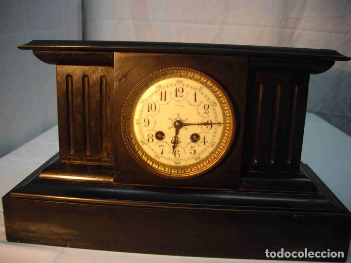 Relojes de carga manual: RELOJ MESA MARMOL NEGRO LYON - Foto 1