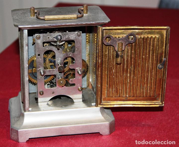 Relojes de carga manual: ANTIGUO RELOJ DE CARRUAJE JUNGHANS - Foto 5