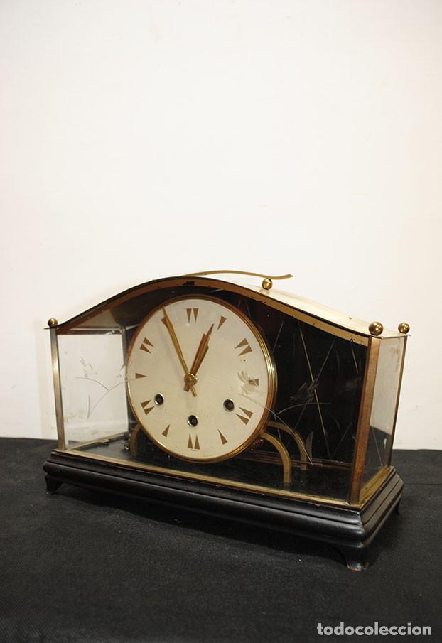 Relojes de carga manual: RELOJ ANTIGUO DE MESA CARRILL&Oacute;N - Foto 4