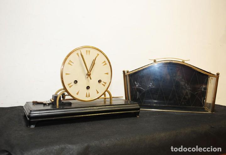 Relojes de carga manual: RELOJ ANTIGUO DE MESA CARRILL&Oacute;N - Foto 6