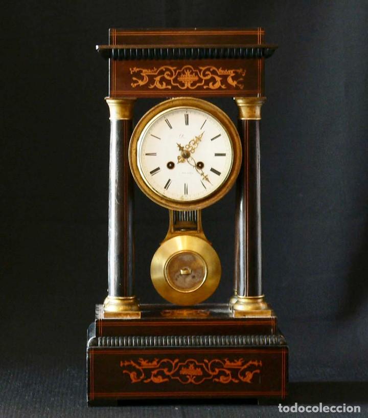 Relojes de carga manual: RELOJ DE SOBREMESA DE ESTILO IMPERIO - Foto 1