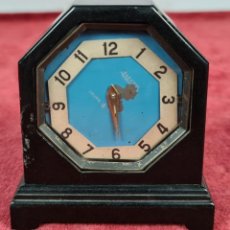 Relojes de carga manual: RELOJ DE SOBREMESA. JAEGER LE COULTRE. 8 DIAS. SUIZA. CIRCA 1950.