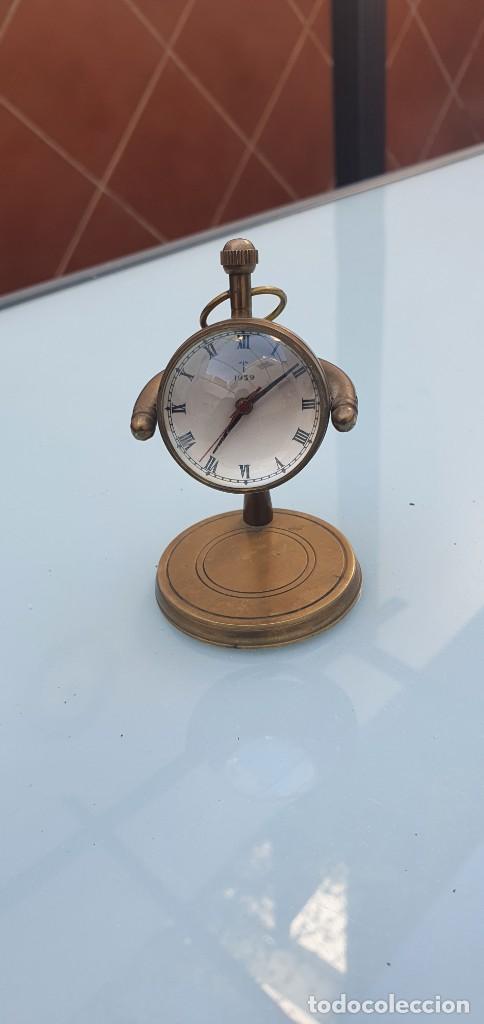 Relojes de carga manual: Antiguo reloj esfera - Foto 5
