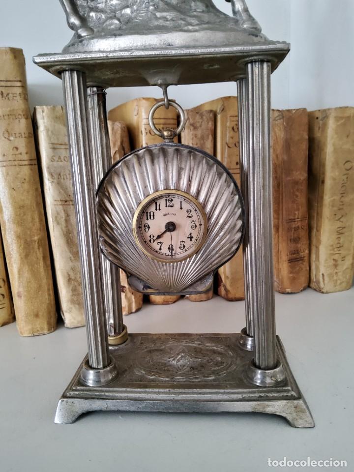 Relojes de carga manual: ANTIGUO RELOJ DE SOBREMESA - Foto 4