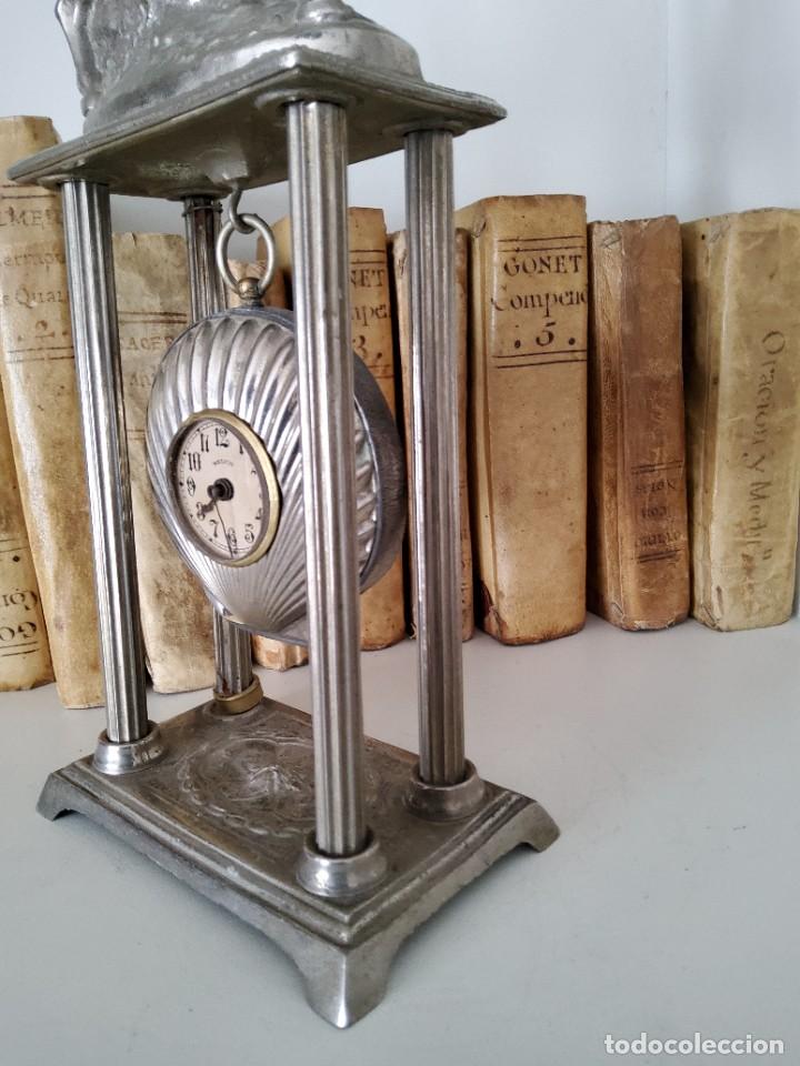 Relojes de carga manual: ANTIGUO RELOJ DE SOBREMESA - Foto 6