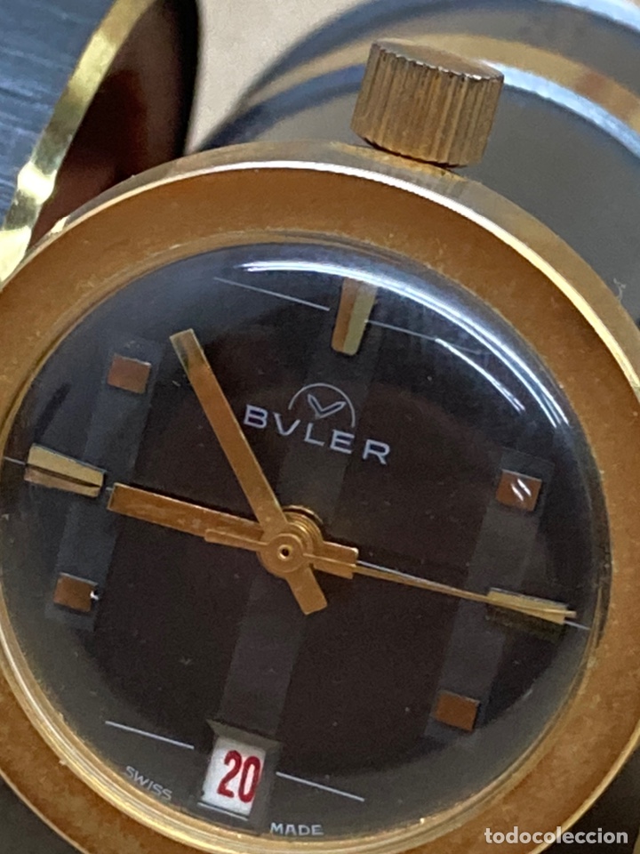 Relojes de carga manual: Reloj Sobremesa Buler bronce - Foto 3