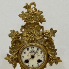 Relojes de carga manual: FANTÁSTICO RELOJ DE SOBREMESA, EN BRONCE DORADO AL MERCURIO. NAPOLEON III. FIN. S.XIX. Lote 281988533