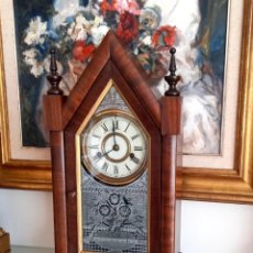 Relojes de carga manual: ANTIGUO RELOJ AMERICANO.SHARP GOTHIC.NEW HAVEN CO.1879.