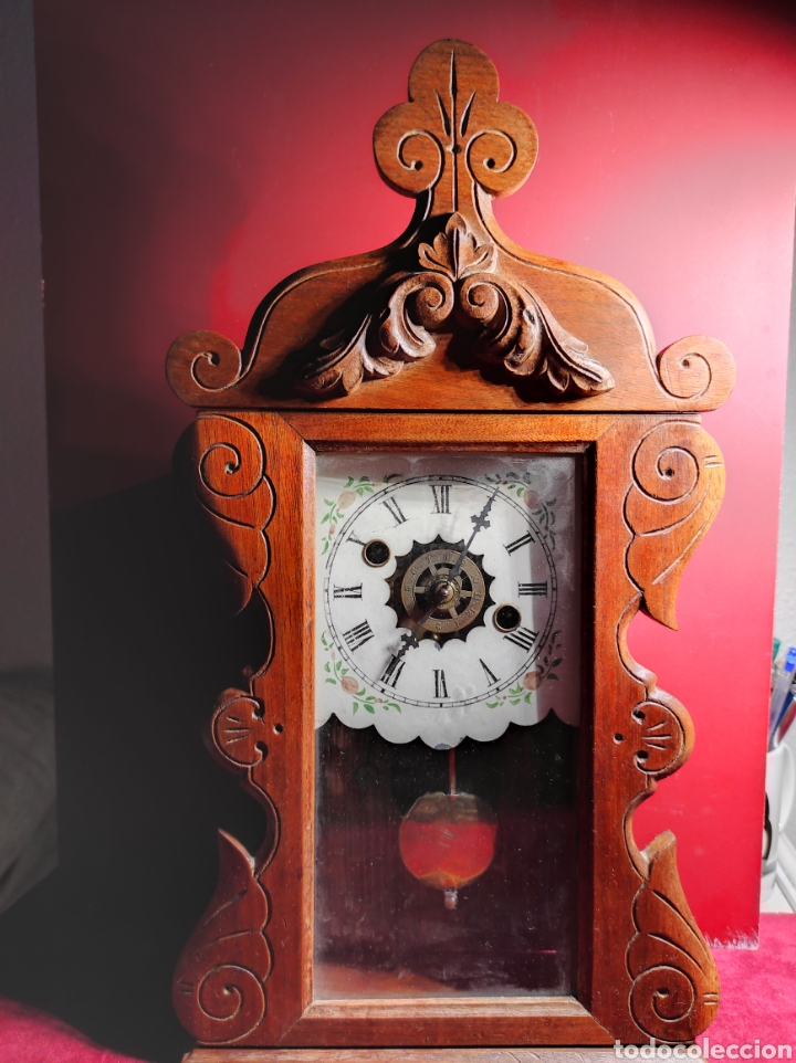 Relojes de carga manual: Reloj sobremesa en madera - Foto 2