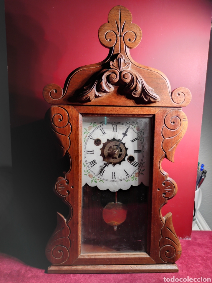 Relojes de carga manual: Reloj sobremesa en madera - Foto 3
