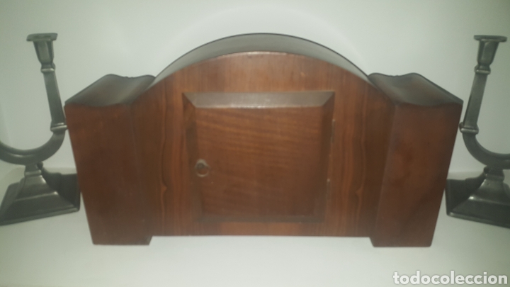 Relojes de carga manual: reloj de sobremesa en madera - Foto 3