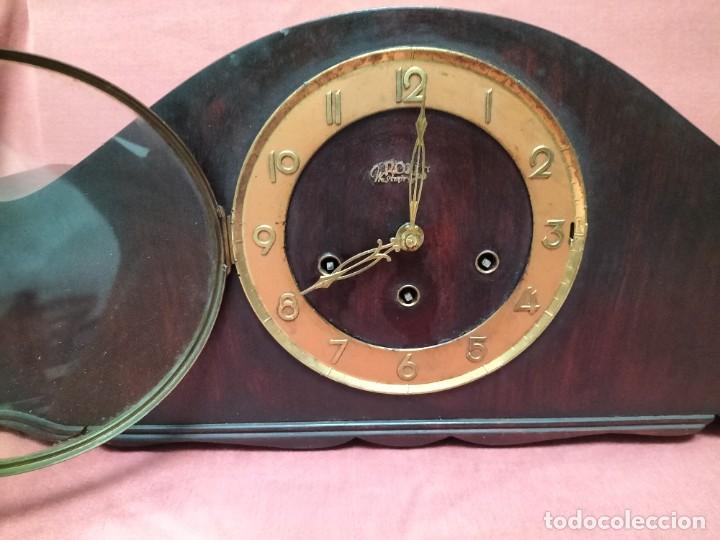 Relojes de carga manual: Reloj ingles de sobremesa tipo carrillon - Foto 3