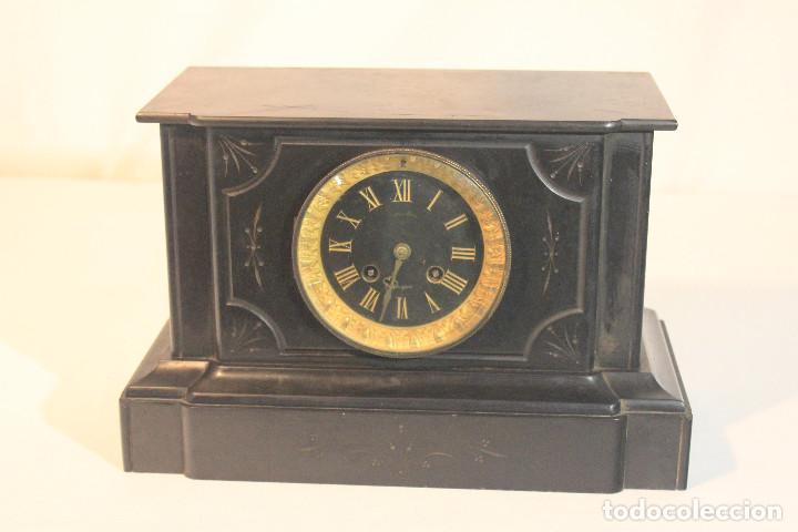 Relojes de carga manual: RELOJ DE MESA MARMOL NEGRO - Foto 1