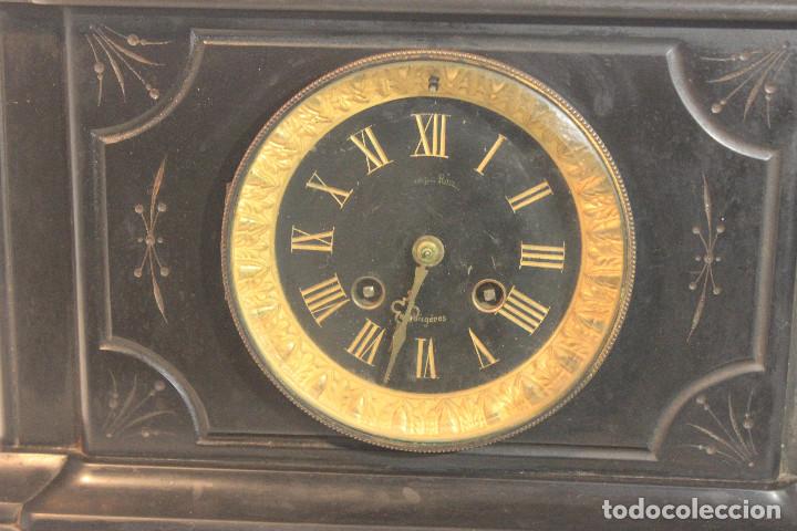 Relojes de carga manual: RELOJ DE MESA MARMOL NEGRO - Foto 4