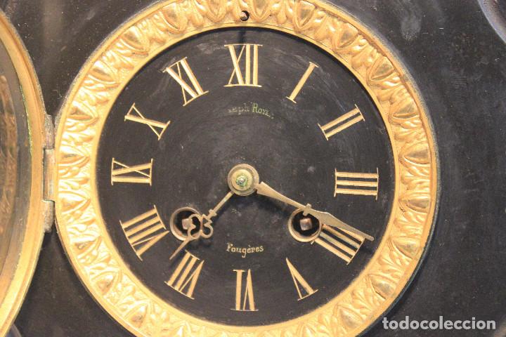 Relojes de carga manual: RELOJ DE MESA MARMOL NEGRO - Foto 5
