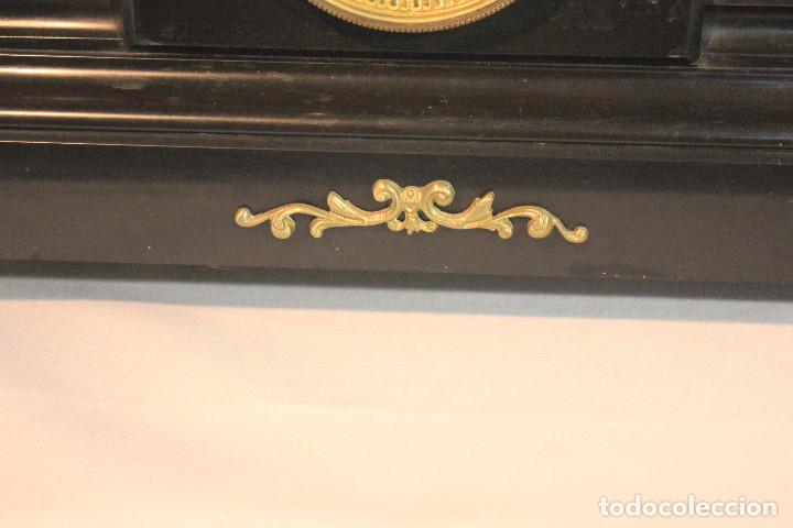 Relojes de carga manual: RELOJ DE MESA MARMOL SE&Ntilde;ORA BRONCE - Foto 9