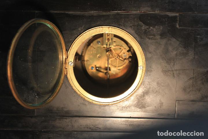 Relojes de carga manual: RELOJ DE MESA MARMOL SE&Ntilde;ORA BRONCE - Foto 19