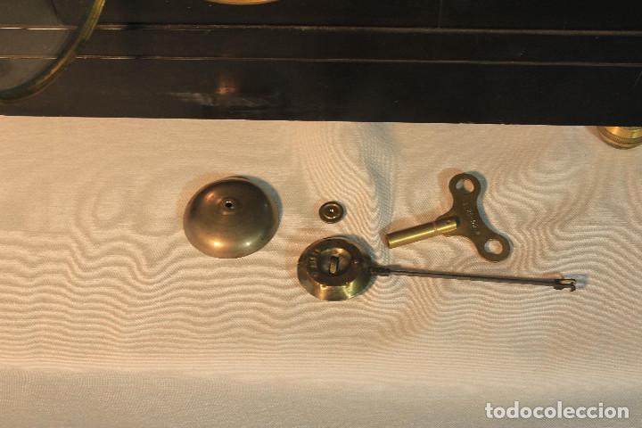 Relojes de carga manual: RELOJ DE MESA MARMOL SE&Ntilde;ORA BRONCE - Foto 20