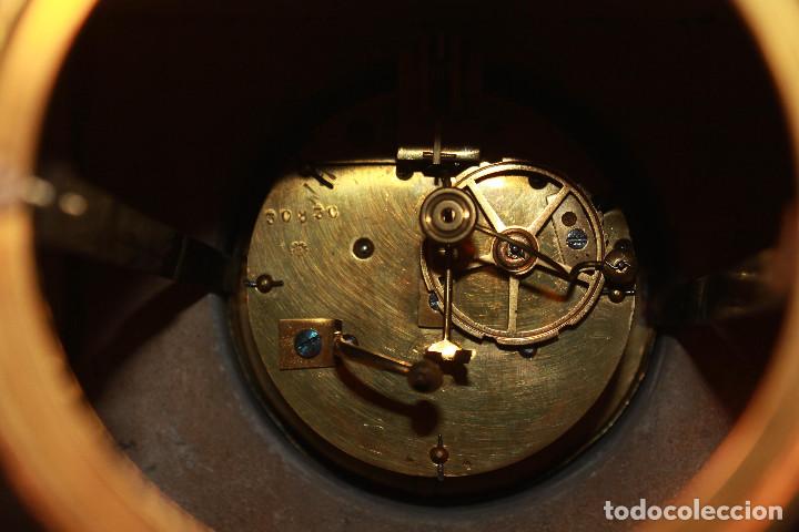 Relojes de carga manual: RELOJ DE MESA MARMOL SE&Ntilde;ORA BRONCE - Foto 22