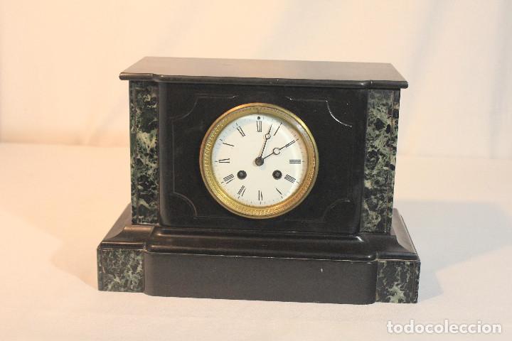 Relojes de carga manual: RELOJ DE MESA MARMOL JASPEADO - Foto 1