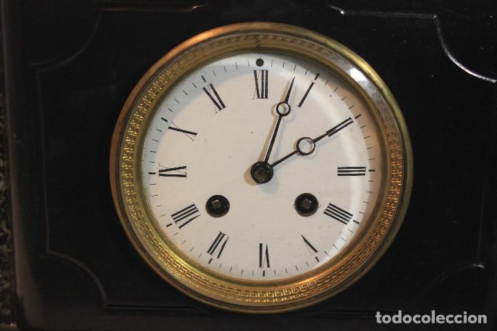 Relojes de carga manual: RELOJ DE MESA MARMOL JASPEADO - Foto 2