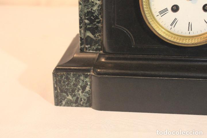 Relojes de carga manual: RELOJ DE MESA MARMOL JASPEADO - Foto 4