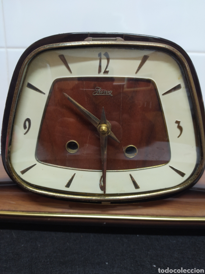 Relojes de carga manual: ANTIGUO RELOJ DE SOBREMESA - Foto 2